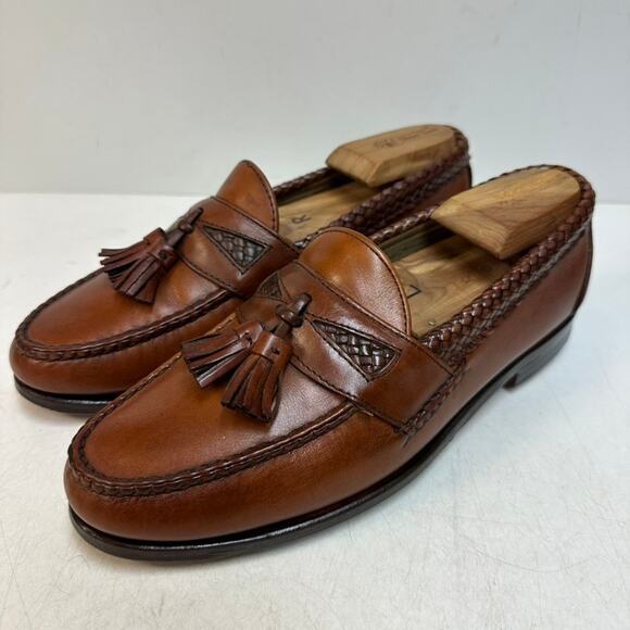 VERY GOOD Rancourt & Co. x FootJoy Tassel Loafer Handsewn Brown Made in USA 8 D main image 10